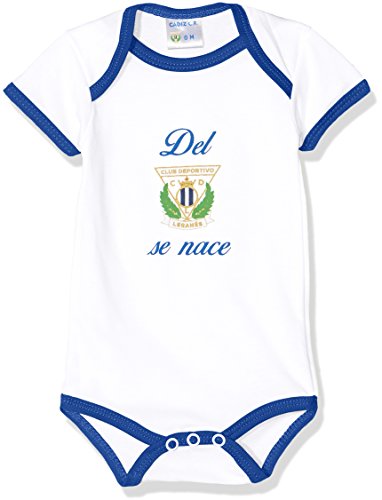 CD Leganés Bodleg Body, Infantil, Multicolor (Blanco/Azul), 12