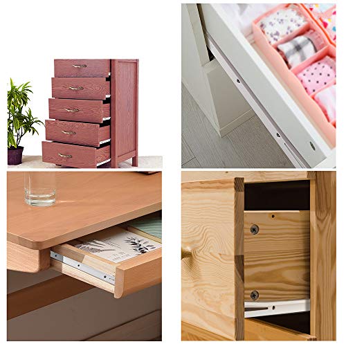 CDDQ Capacidad de 200 lbs con cierre automático y amortiguación, 25 cm, 30 cm, 35 cm, 40 cm, 45 cm, 50 cm, 55 cm., guía, Ordinary Slide, 20inch/50cm