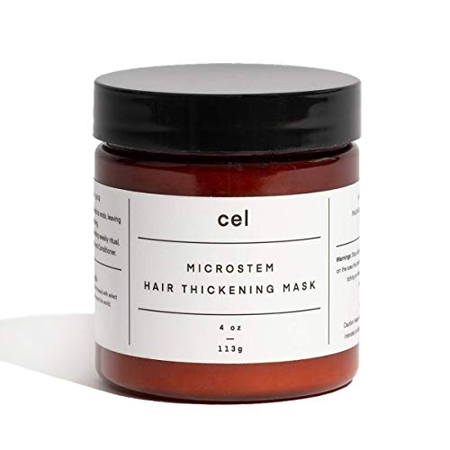 Cel MD Microstem máscara de espesamiento de cabello | Mascarillas de pelo acondicionadas para cabello seco dañado | Tecnología de células madre – Panax Ginseng, aceite de argán, biotina