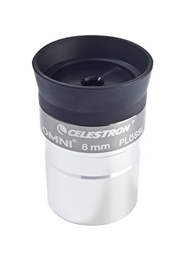 Celestron Ocular Omni 1.25" 6 mm, Negro, Plata