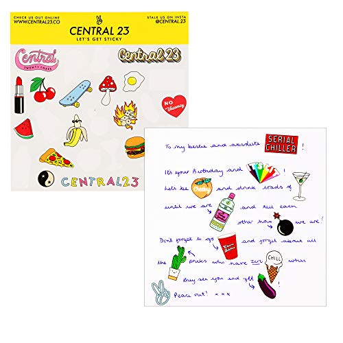 Central 23 - Divertida tarjeta de cumpleaños "Happy Beerthday" - Tarjeta de cumpleaños para mujer y hombre - con pegatinas divertidas