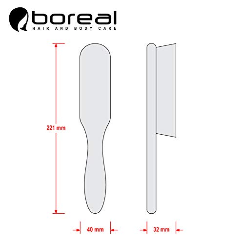 Cepillo cabello, antiestático y neumático. Madera natural.