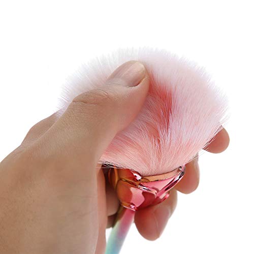 Cepillo de polvo de uñas, removedor de polvo cosmético para uñas suaves Cepillo de limpieza para uñas y polvos de maquillaje Pinceles para rubor