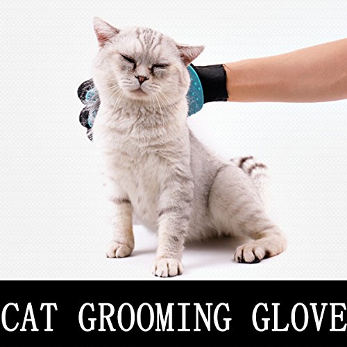 Cepillo para Guantes -con Removedor de pelo para Muebles - Limpieza de Mascotas Para Perros Pequeños, Medianos y Grandes & Gatos Con Pelaje Corto a Largo - Reduce Eficazmente la Caida de Cabello Hasta