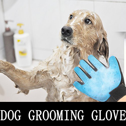 Cepillo para Guantes -con Removedor de pelo para Muebles - Limpieza de Mascotas Para Perros Pequeños, Medianos y Grandes & Gatos Con Pelaje Corto a Largo - Reduce Eficazmente la Caida de Cabello Hasta