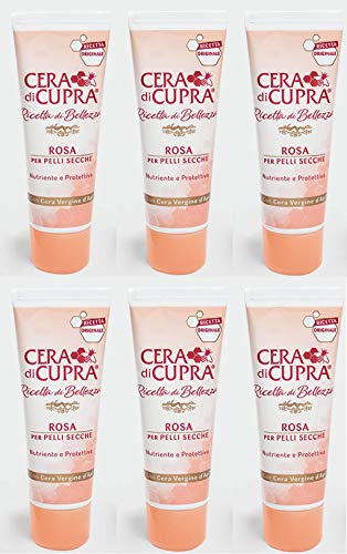 Cera Di Cupra Color Rosa Para Piel Seca 6 x 75 ml Tube