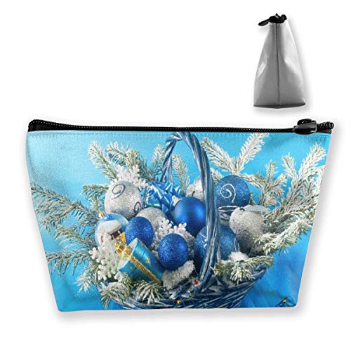 Cesta de esferas de Navidad Juguetes Trapezoidales Bolsas de cosméticos Organizador Bolsa de Bolsa portátil Impermeable para Mujeres Que Llevan Viajes