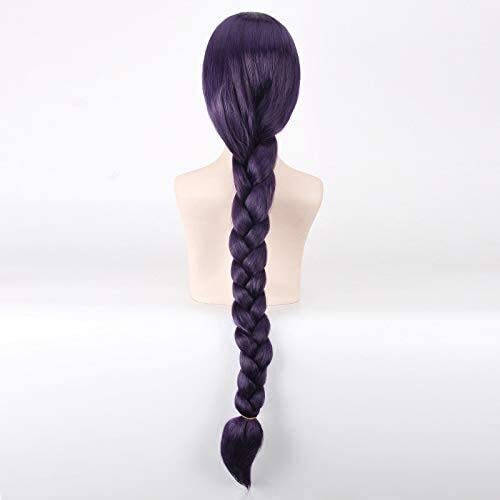 Cfbcc ¡Ama Vive!El Amor Vivo Nozomi Tojo Peluca púrpura Trenzas Resistente al Calor de Halloween del Traje del Anime del Pelo Pelucas Juego for Adultos