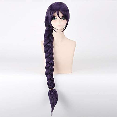 Cfbcc ¡Ama Vive!El Amor Vivo Nozomi Tojo Peluca púrpura Trenzas Resistente al Calor de Halloween del Traje del Anime del Pelo Pelucas Juego for Adultos