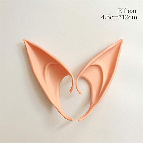 CGDX Decoración de Halloween para el hogar Servilletas de Papel Bruja de Calabaza Servilletas de Tejido Fantasma Feliz Halloween Eve Led Light 1 par Oreja de Duende