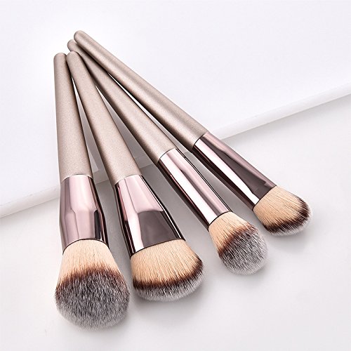 Chakil 4 pcs Pinceles de Maquillaje de los Labios Corrector Brochas Cosmética Makeup Brush Set Profesional Pincel de Maquillaje Cepillo de Ojos Kit