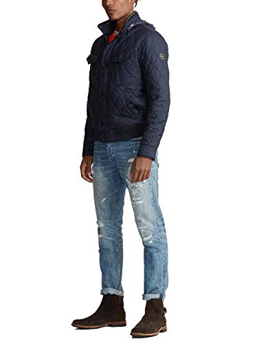 Chaqueta Ralph Lauren Commuter Bomber Marino Hombre Medium Azul