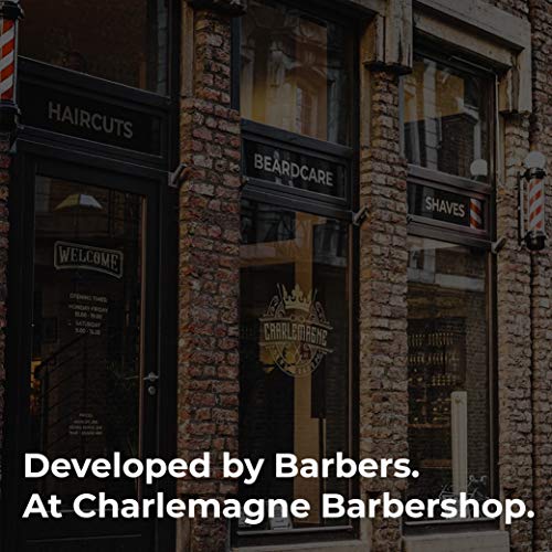 Charlemagne Beard Scissors - de acero inoxidable para la barba y el bigote - Extremadamente afiladas -pequeñas -Tijeras de peluquería -Regalo para hombres -Tijeras para la barba y el pelo de la nariz