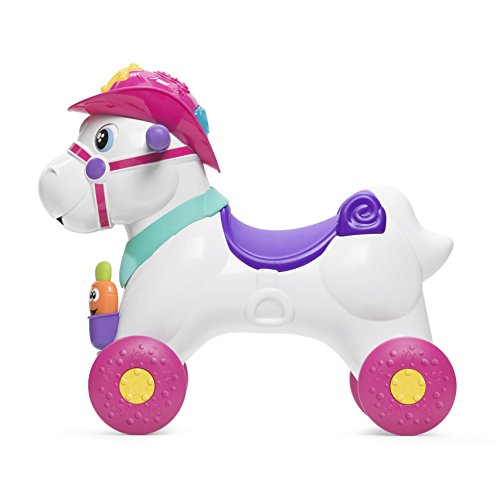 Chicco-00007907100000 Caballito cabalgable, Color Rosa (00007907100000)