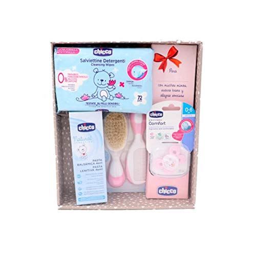 Chicco - Set Natural Sensation Chicco Rosa + 0 Meses