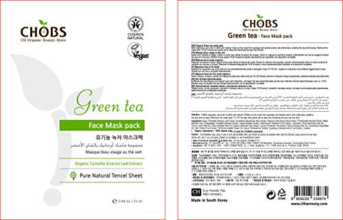 CHOBS - Mascarilla facial de té verde