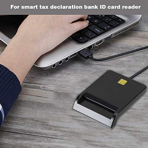 Chowcencen USB 2.0 Lector de Tarjetas Inteligente Lector de Tarjetas de la Tarjeta electrónica de identificación/CAC Lector Externo ATM/IC/Electronic ID/CAC/Impuestos/Banco