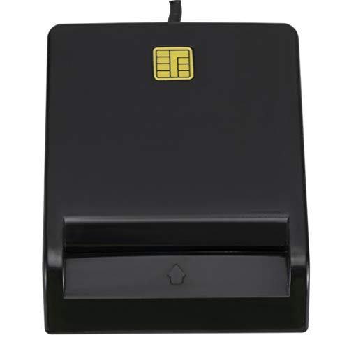 Chowcencen USB 2.0 Lector de Tarjetas Inteligente Lector de Tarjetas de la Tarjeta electrónica de identificación/CAC Lector Externo ATM/IC/Electronic ID/CAC/Impuestos/Banco