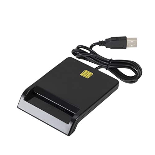 Chowcencen USB 2.0 Lector de Tarjetas Inteligente Lector de Tarjetas de la Tarjeta electrónica de identificación/CAC Lector Externo ATM/IC/Electronic ID/CAC/Impuestos/Banco