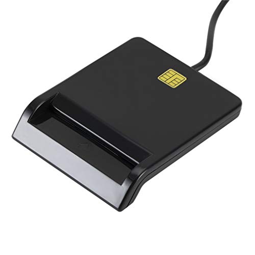 Chowcencen USB 2.0 Lector de Tarjetas Inteligente Lector de Tarjetas de la Tarjeta electrónica de identificación/CAC Lector Externo ATM/IC/Electronic ID/CAC/Impuestos/Banco