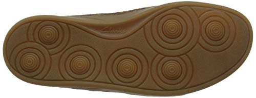 Clarks Oakland Lace, Zapatos de Cordones Derby para Hombre, Marrón (Dark Brown Leather), 45 EU