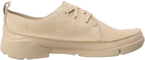 Clarks Tri Clara, Zapatos de Cordones Derby para Mujer, Rosa (Blush-), 43 EU