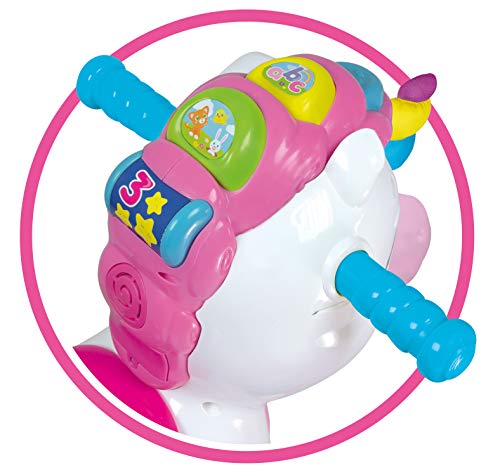 Clementoni-El Unicornio Balancín, Multicolor (617647)