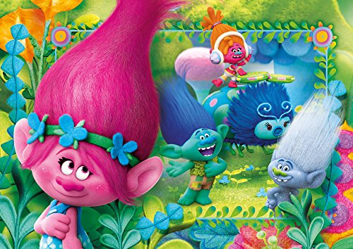 Clementoni - Puzzle 60 Piezas Maxi You'Re Invited to This Party Trolls (26586.2)