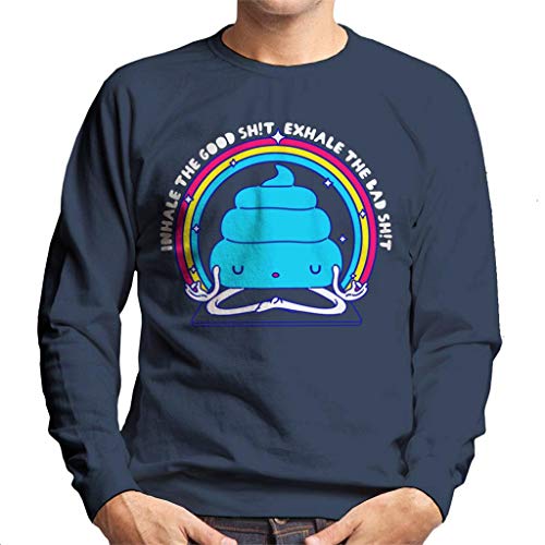 Cloud City 7 Namashite Yoga Poop Men's Sweatshirt