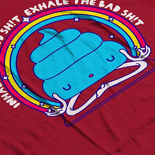 Cloud City 7 Namashite Yoga Poop Women's Sweatshirt