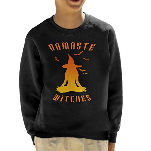 Cloud City 7 Yoga Namaste Witches Kid's Sweatshirt