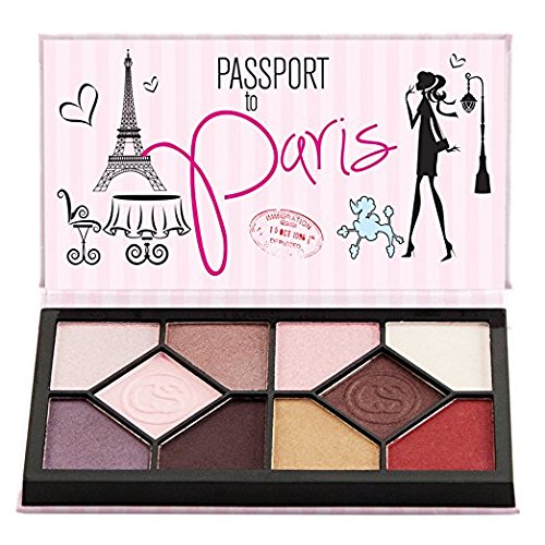 Coastal Scents Passport to Paris 10 Eyeshadow Makeup Palette, 3 Ounce