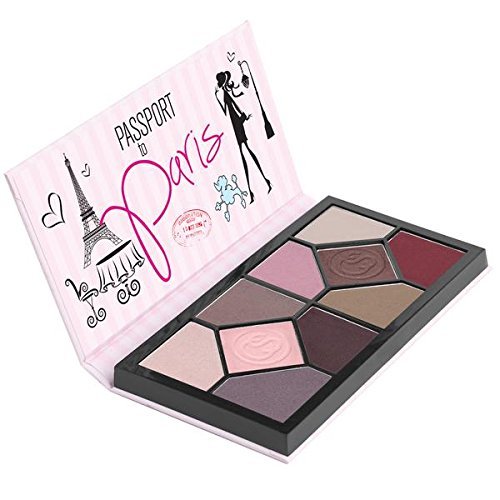 Coastal Scents Passport to Paris 10 Eyeshadow Makeup Palette, 3 Ounce