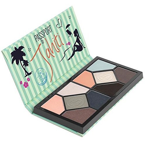 Coastal Scents Passpot to Tahiti 10 Eyeshadow Makeup Palette, 3 Ounce