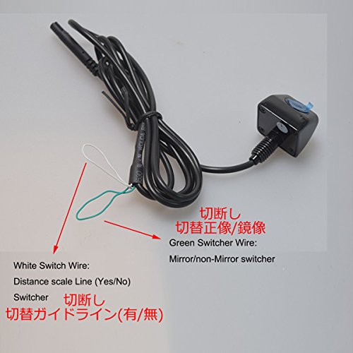 Cocar Coche auto Enjuagar Montaje Viviendas HD CCD Vista Trasera Multi-funcional Reserva / Frontal Cámara Impermeable