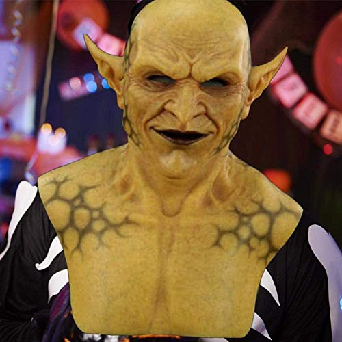 Coku Máscara de Halloween, Diablillos de látex variada, temible headgear para fiesta de adultos disfraces de Halloween Cosplay