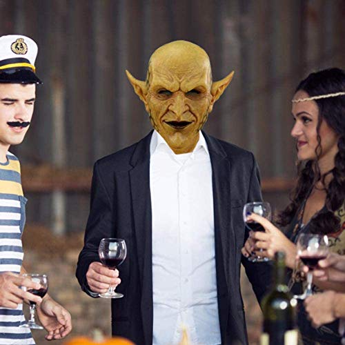 Coku Máscara de Halloween, Diablillos de látex variada, temible headgear para fiesta de adultos disfraces de Halloween Cosplay