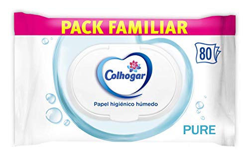 Colhogar papel higiénico Húmedo Pure 80 unidades