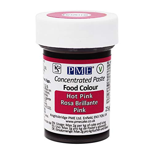 Colorante Alimenticio PME Rosa Llamativo 25 g