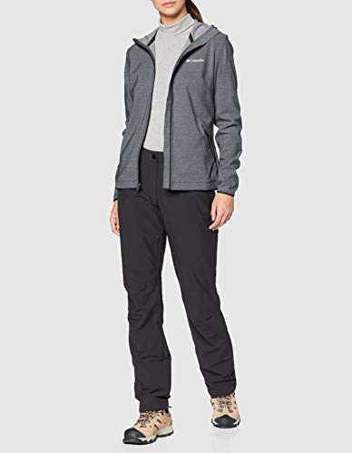Columbia Heather Canyon, Chaqueta Softshell, Mujer, Negro (Black), XS