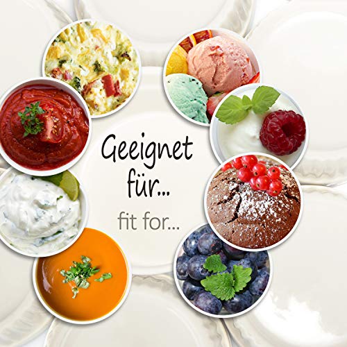 com-four® 6x Moldes para Soufflé - Cuencos de Cerámica para Crema Brulee - Tacitas para Postres y Pastelería, Flan o Ragú - 200 ml cada uno - Blanco