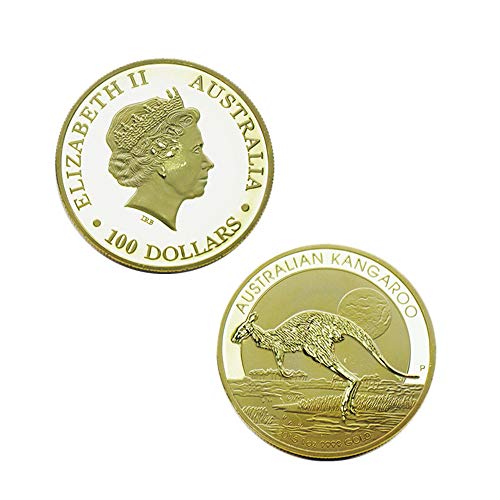 Commonwealth,Australia,Canguros,Oro,Monedas,Protección Animal,Cuidado Del Medio Ambiente,Las Colecciones,de Alta Calidad,la Artesanía Fina,Caja de Exposición Obra de Arte/dorado/A