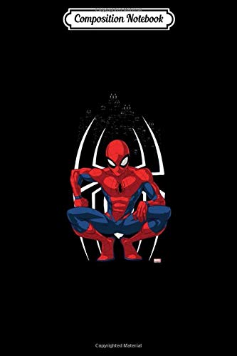 Composition Notebook: Spiderman Protector of New York Spider Man Superhero Verse Journal Notebook Blank Lined Ruled 6x9 100 Pages