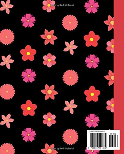 Composition notebook: Wide Ruled Paper Notebook Journal | Organge Flower Wide Blank Lined Workbook for Teens Kids Students Girls or boys for Home School College for ...