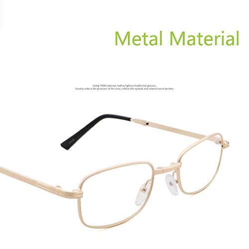 Compre Uno Y Obtenga Uno Gratis Anteojos De Lectura HD Anti-RadiacióN Anti-Azul, Lentes De Lectura Compactos. Marcos De AleacióN, Bisagras Reforzadas con Resorte para Hombres Y Mujeres. (EnvíE Gafas