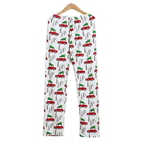 Conjunto de Pijamas Familiares de Navidad - Ropa Familiar a Juego para la Familia Padre Madre Niño Bebe Monos Blusa Manga Larga Impresión de Letras+ Pantalones Gusspower