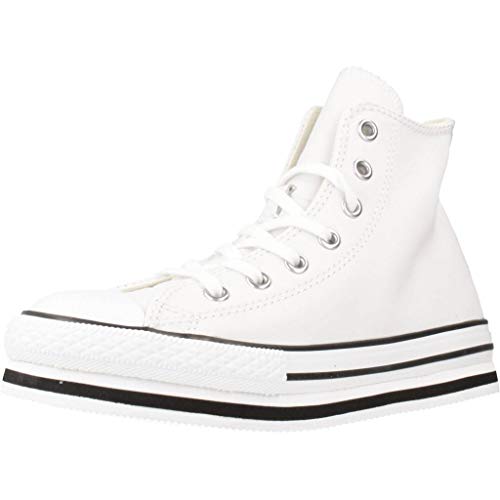 Converse Chuck Taylor All Star Move, Zapatillas para Niños, Bianco, 37.5 EU