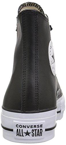 Converse Chuck Taylor CTAS Lift Clean Hi, Zapatillas Altas para Mujer, Negro (Black/Black/White 001), 39 EU