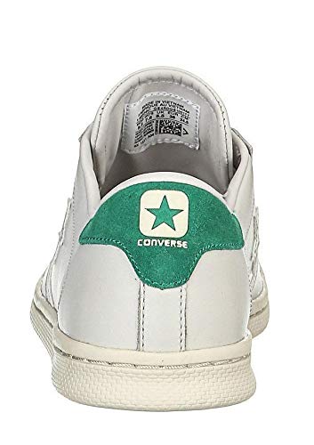 Converse Pro Leather Lp Ox, Zapatillas Hombre, Blanco (White Dust/B.Green), 38