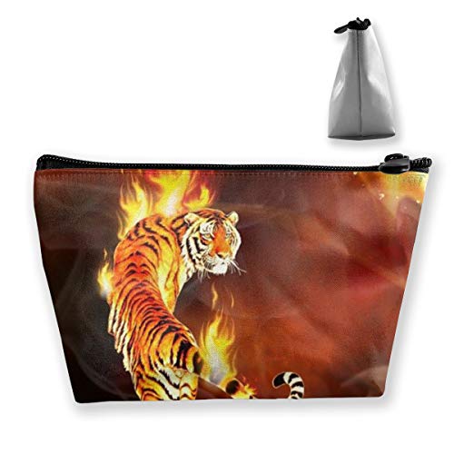 Cool Tiger Wine Water Estuche de Maquillaje Bolsa de cosméticos de Viaje Grande Bolsa de Lavado
